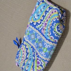EUC Vera Bradley Capri Blue Cosmetic Bag